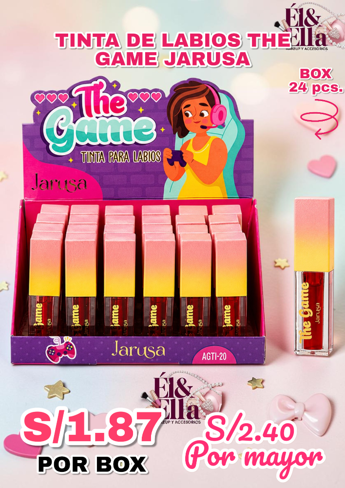 TINTA DE LABIOS THE GAME JARUSA AGTI-20