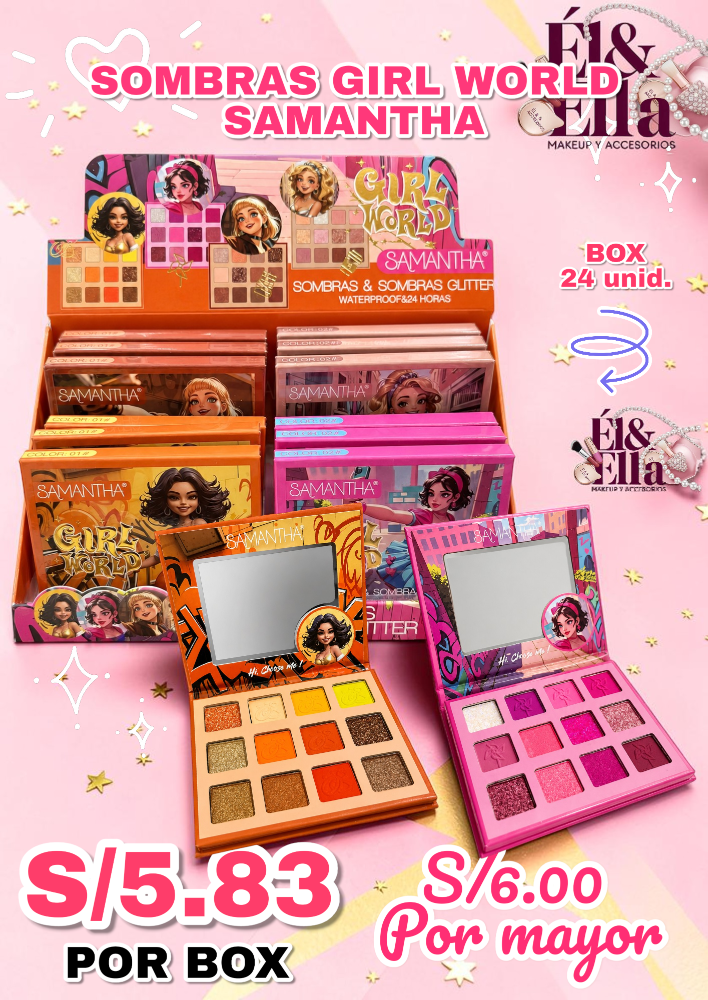 SOMBRAS GIRL WORLD SAMANTHA