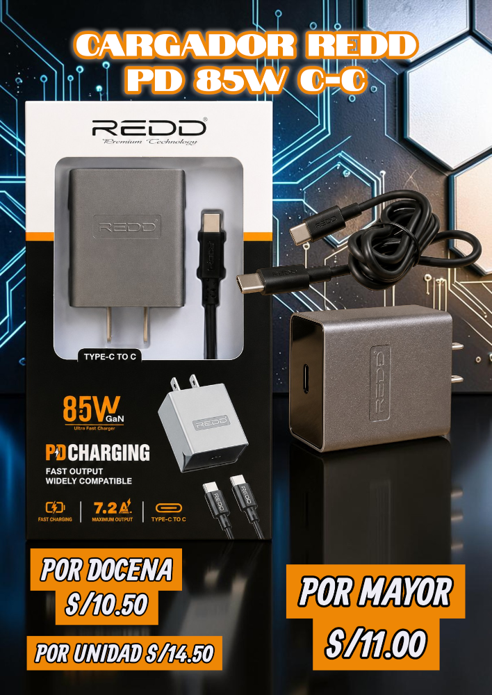 CARGADOR REDD PD 85W C-C RD-6147PD