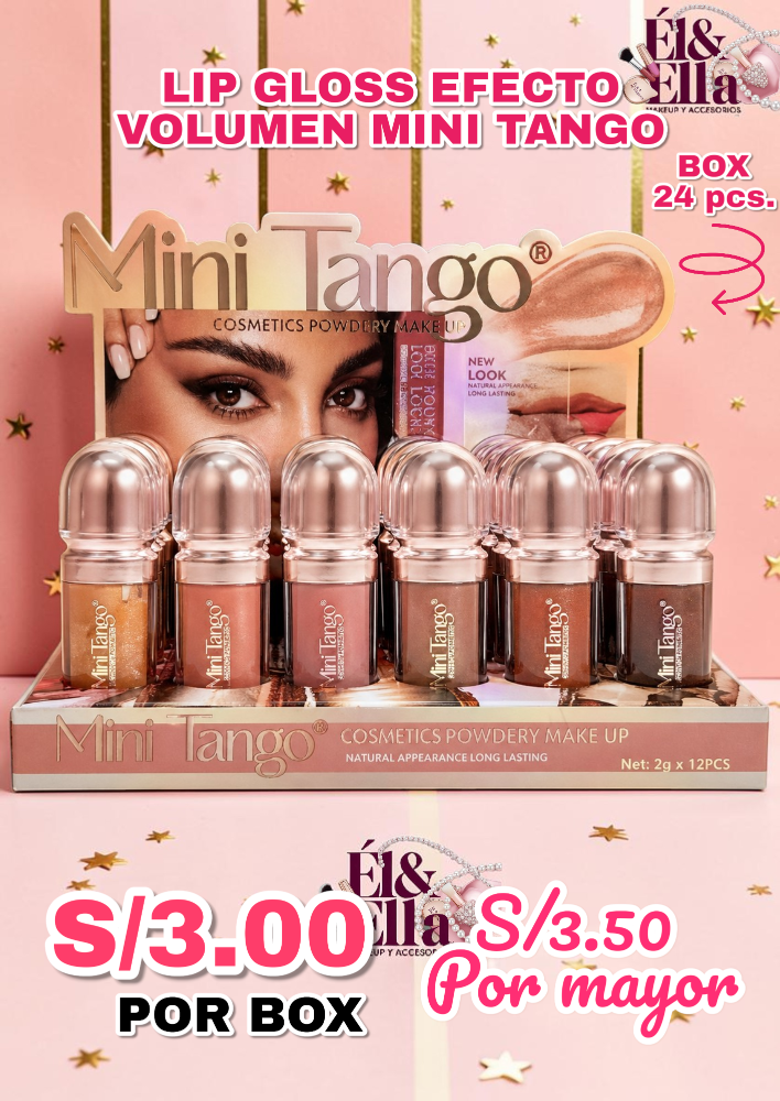 LIP GLOSS EFECTO VOLUMEN MINI TANGO L255