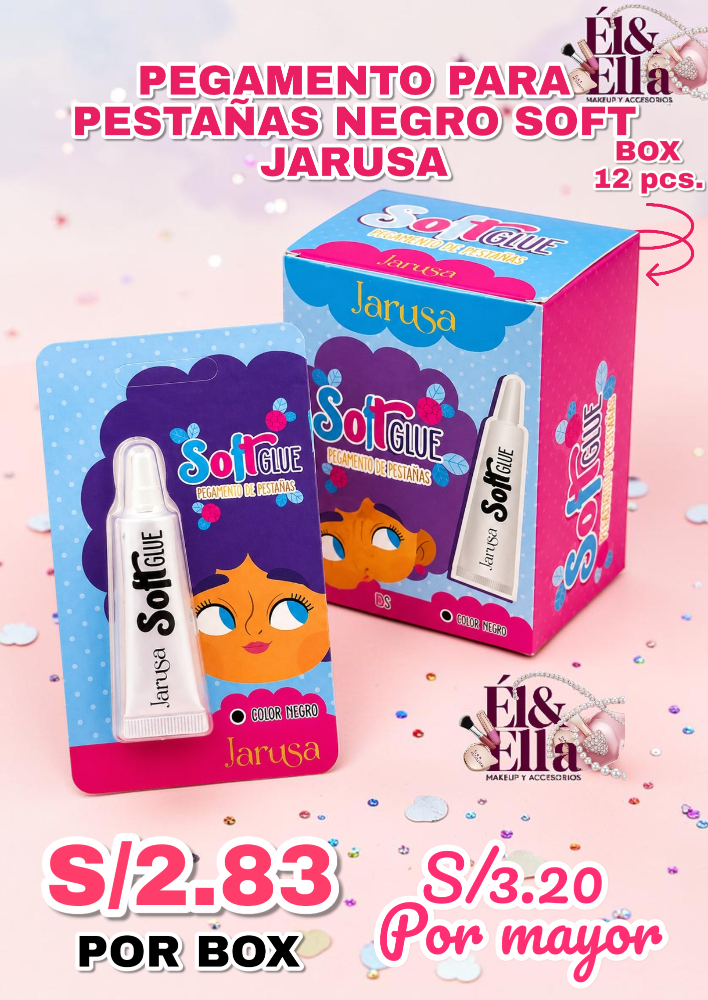 PEGAMENTO PARA PESTAÑAS NEGRO SOFT JARUSA AGT-40