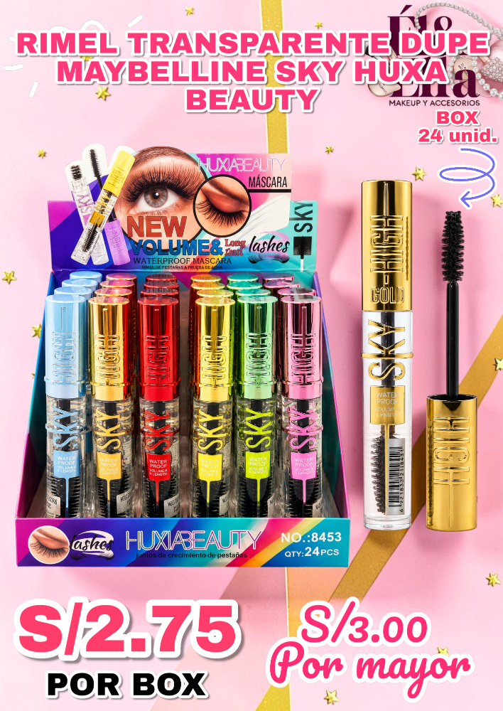 RIMEL TRANSPARENTE DUPE MAYBELLINE SKY HUXA BEAUTY