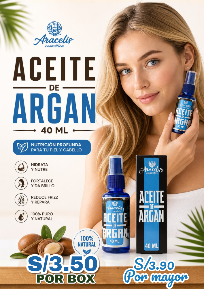 ACEITE DE ARGAN 40 ML ARACELIS