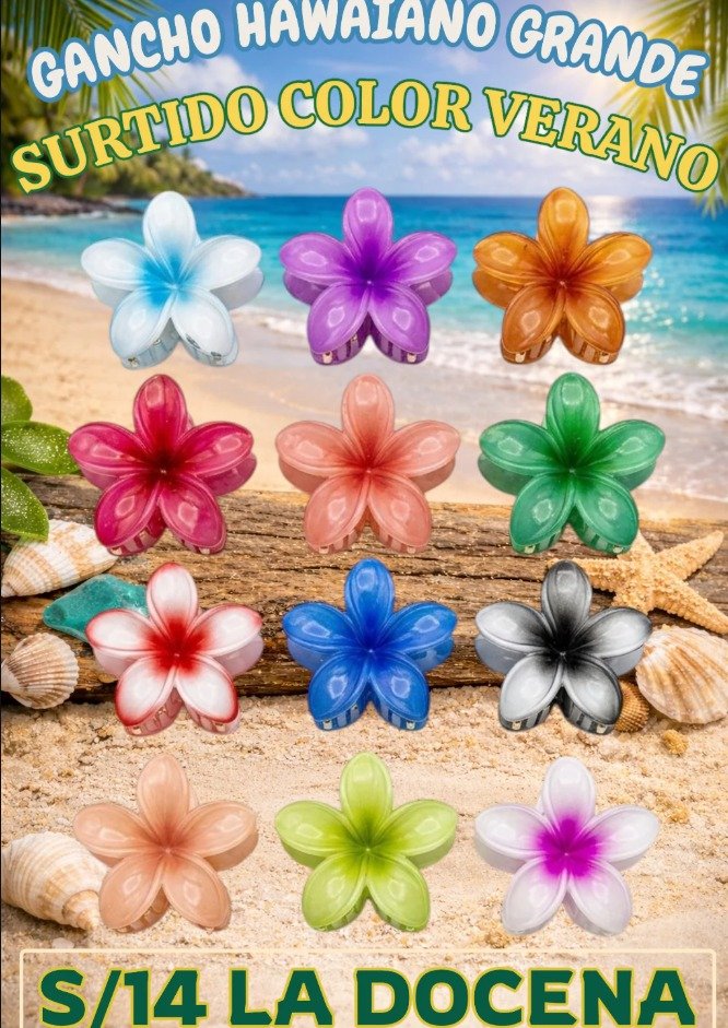 GANCHO HAWAIANA SURTIDO