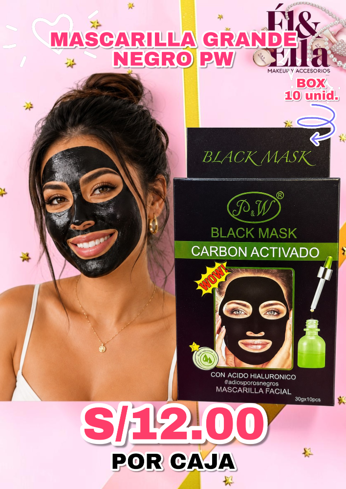 MASCARILLA GRANDE NEGRO PW