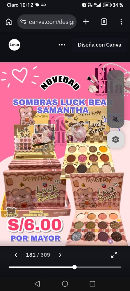 SOMBRA LUCK BEAR SAMANTHA