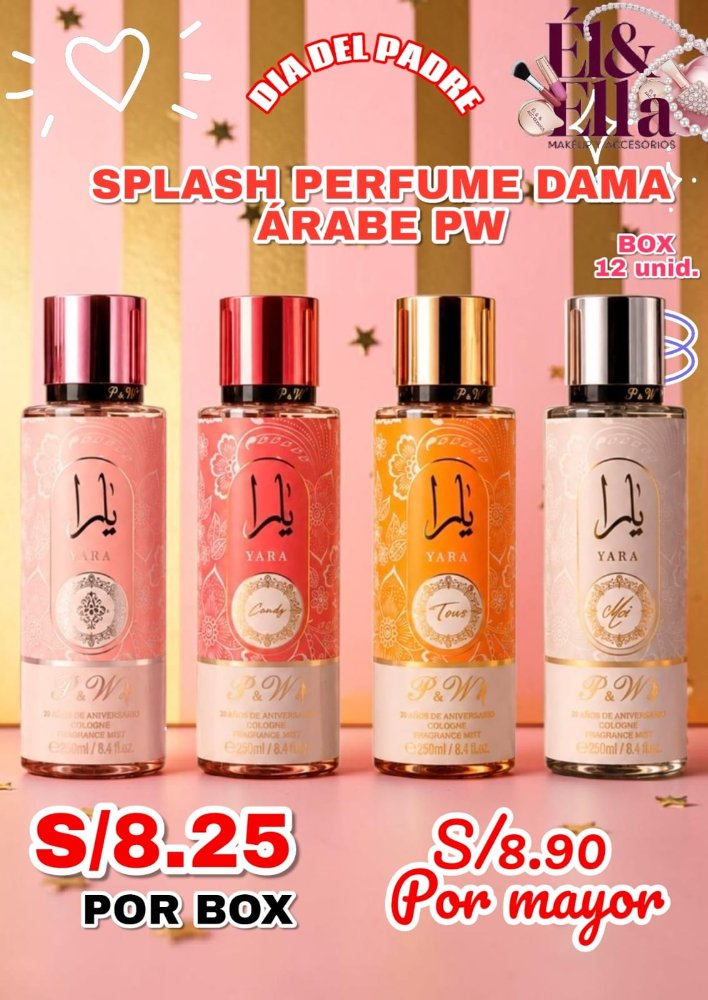 SPLASH PERFUME DAMA ARABE PW