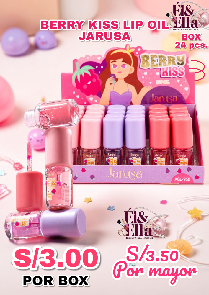 BERRY KISS LIP OIL JARUSA AGL-950