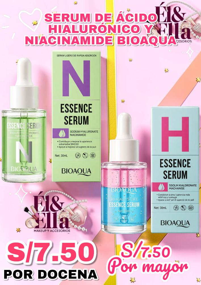 SERUM DE ÁCIDO HIALURÓNICO Y NIACINAMIDE BIOAQUA