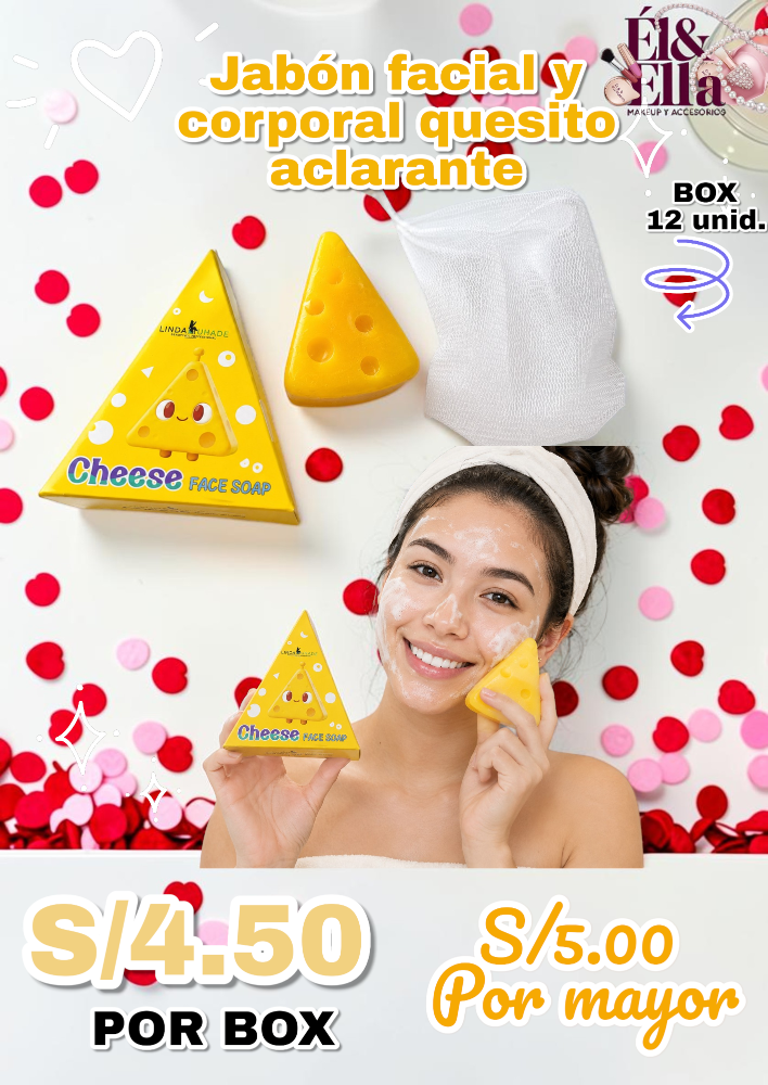 Jabón facial y corporal quesito aclarante