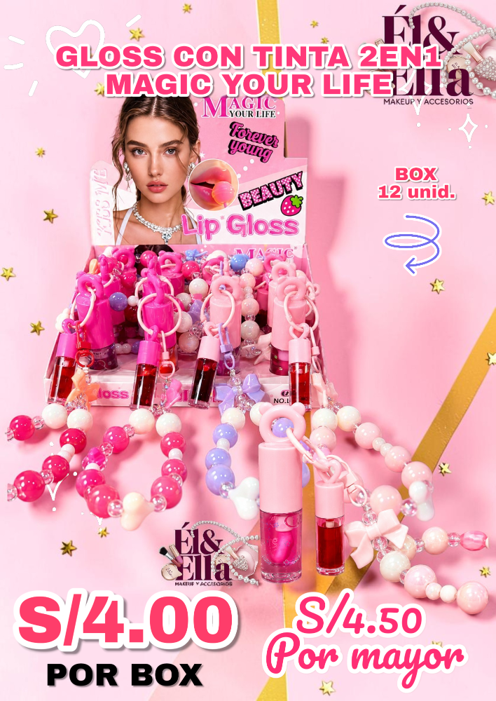 GLOSS CON TINTA 2EN1 MAGIC YOUR LIFE