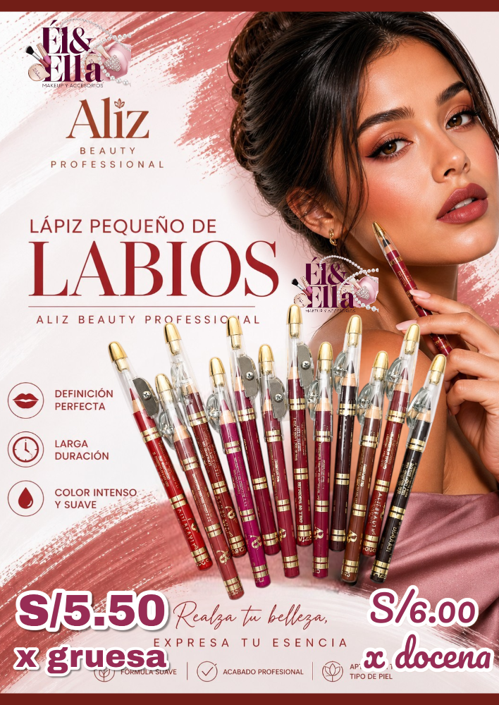 LAPIZ PEQUEÑO DE LABIOS ALIZ BEAUTY