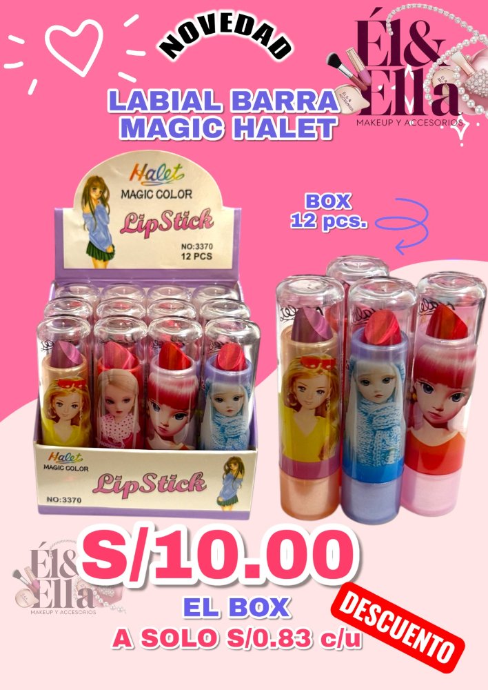 LABIAL BARRA MAGIC HALET