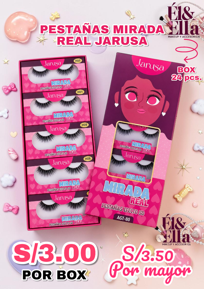 PESTAÑAS MIRADA REAL JARUSA AGT-80