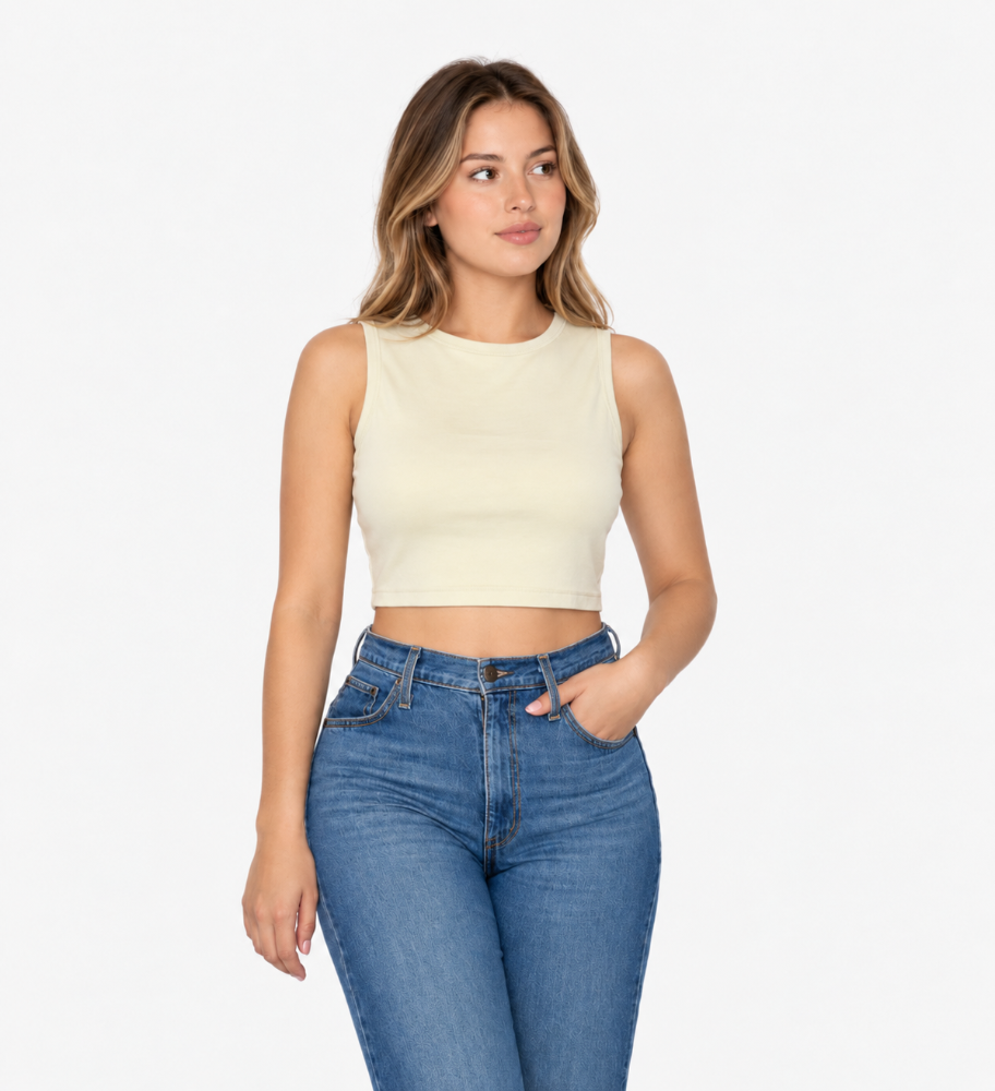Blusa sin manga