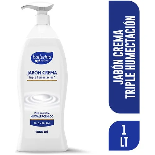 JABON BALLERINA FRASCO 1L PIEL SENSIBLE