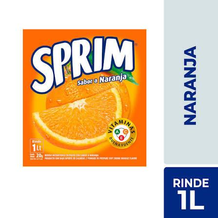 JUGO SPRIM POLVO NARANJA