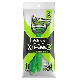 PRESTOBARBA SCHICK XTREME 3 PIEL SENCIBLE