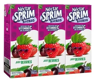JUGOS BOMBILLIN SPRIM X3 BERRIES