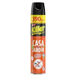 INSECTICIDA KILLER 390CC CASA Y JARDIN