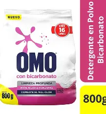 DETERGENTE OMO POLVO 800G BICARBONATO