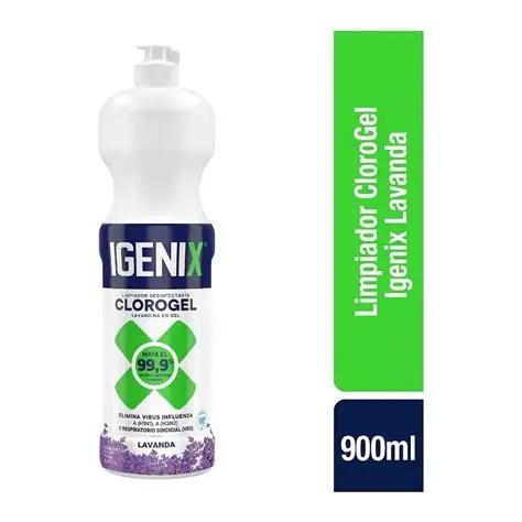 CLORO GEL IGENIX 900ML LAVANDA