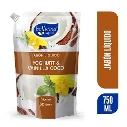 JABON BALLERINA 750ML VAINILLA COCO
