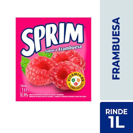 JUGO SPRIM POLVO FRAMBRUESA
