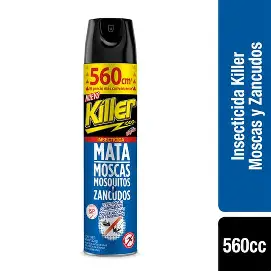 INSECTICIDA KILLER 560CC MOSCAS Y ZANCUDOS