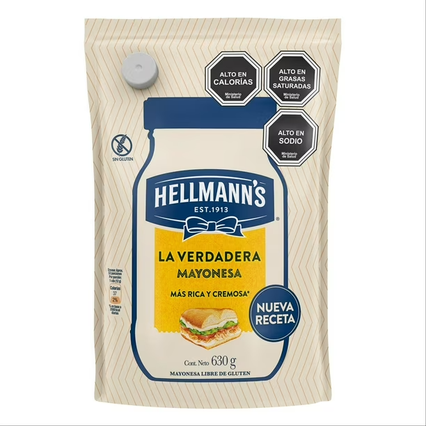 MAYONESA HELLMANS 630G