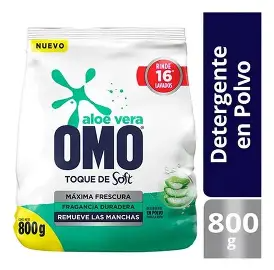DETERGENTE OMO POLVO ALOE VERA 800G