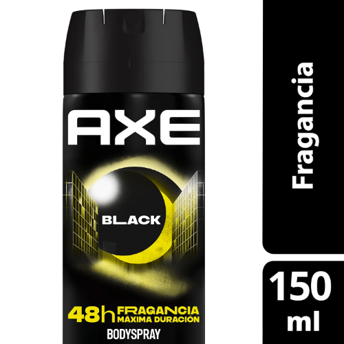 DESODORANTE AXE SPRAY 150ML BLACK