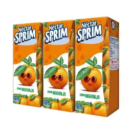 JUGOS BOMBILLIN SPRIM X3 NARANJA