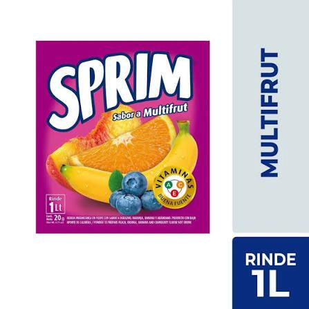 JUGO SPRIM POLVO MULTIFRUT
