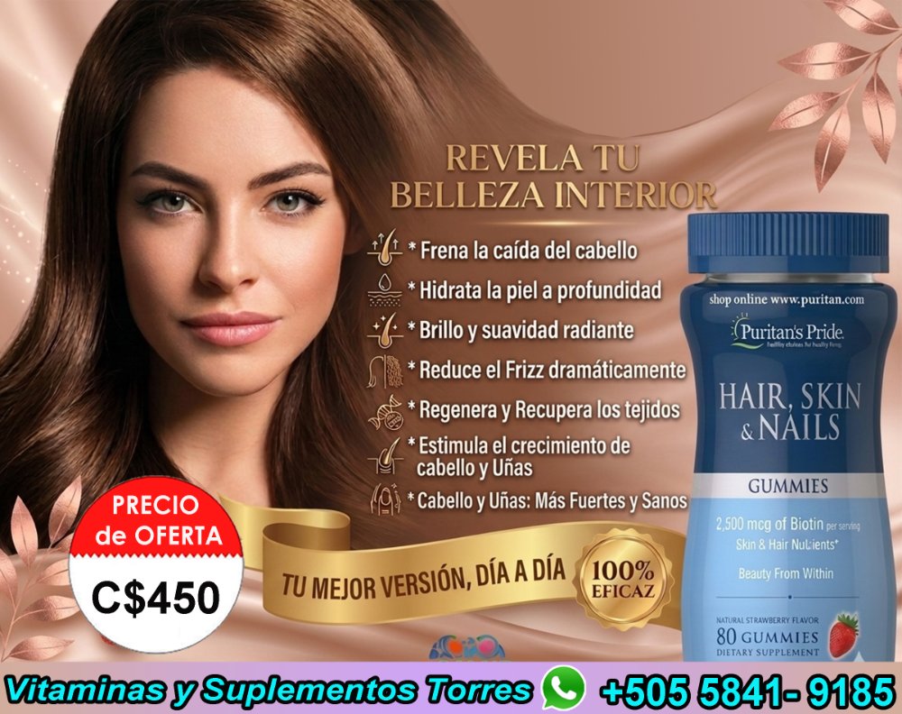 Hair Skin and Nail 80 Gummies