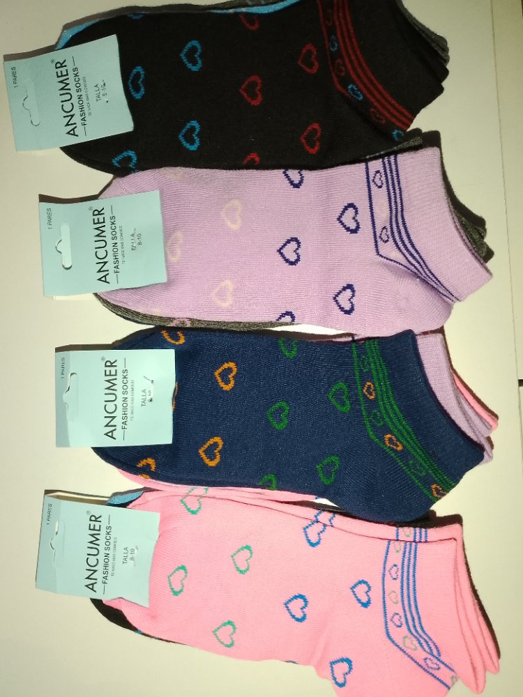 Medias tobilleras 8-10 de dama calidad alicradas