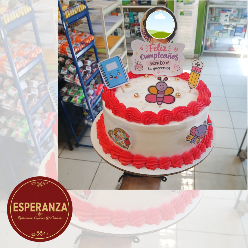 2531 PASTEL DECORADO DE 18 PORCIONES