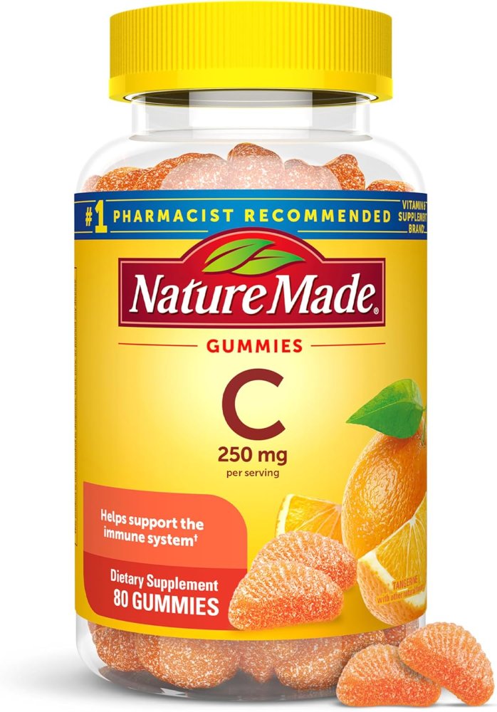 Nature Made Vitamina C Gomitas para adultos (250 mg por porción)