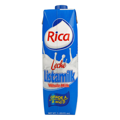 108556 Rica Listamilk Leche Entera UHT 1 Litro