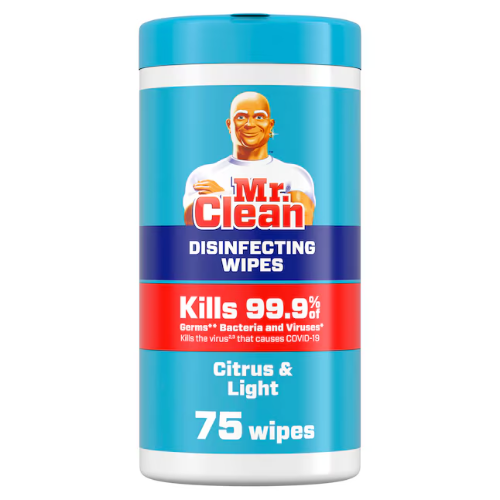 Mr. Clean Toallitas Desinfectantes 75 Unidades