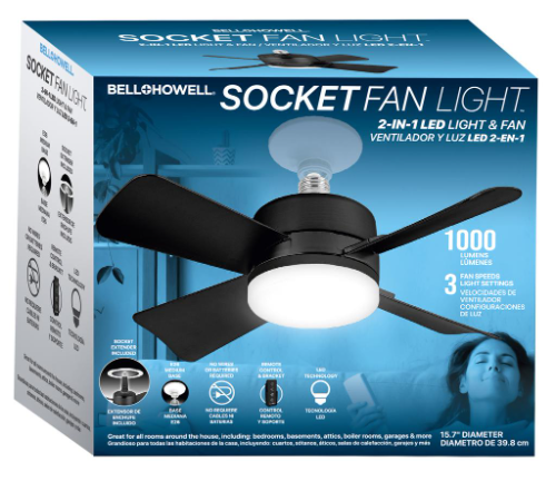 Ventilador Con Luz LED