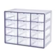 Organizador Multifuncional / 12 Cajones Transparentes