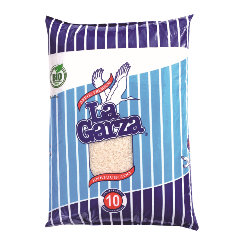 La Garza Arroz Premium Enriquecido 10lbs