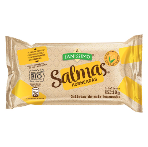 452750 Salmas Galletas de Maiz Horneadas 18g