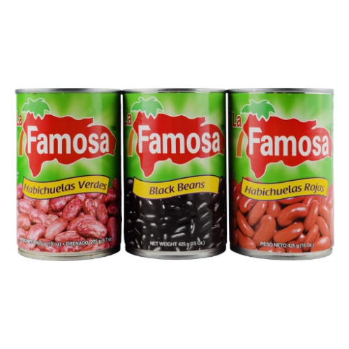 267855 La Famosa Habichuelas 15 oz