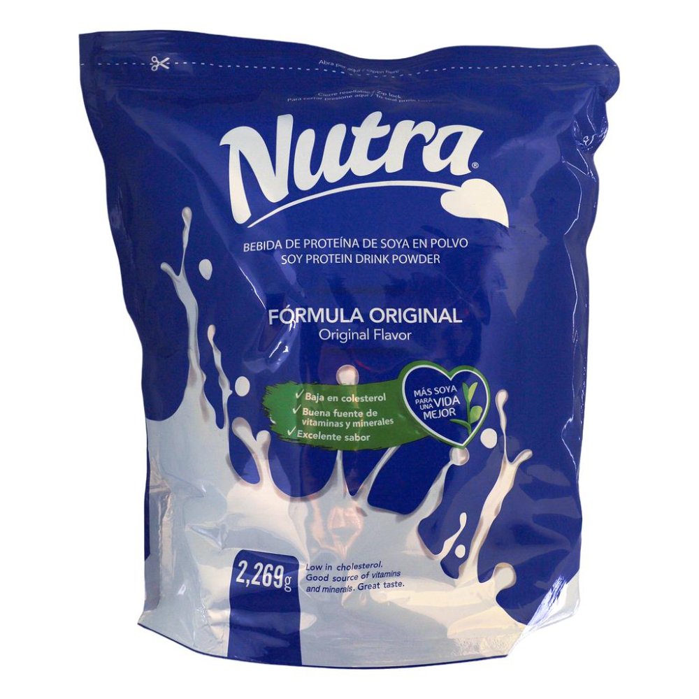 Nutra Leche de Soya en Polvo 2,269g