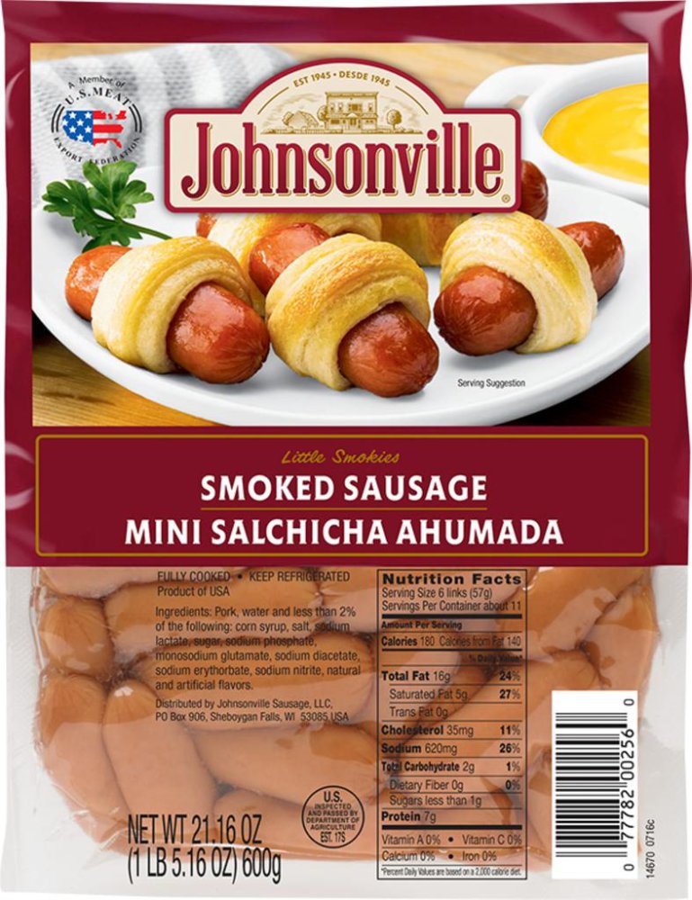 Johnsonville Salchichas Ahumadas (Piggy Links) 600g