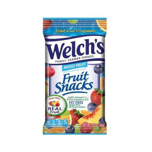 447325 Welch's Dulces Snacks de Frutas Mixtas / 22.7g
