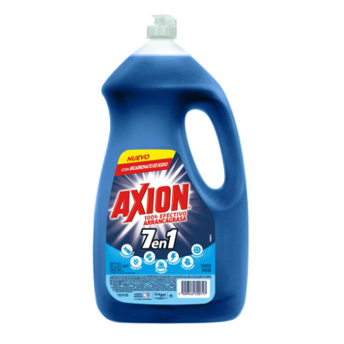 505878 Axion 7 en 1 Detergente Lavaplatos Arrancagrasa 2.8L