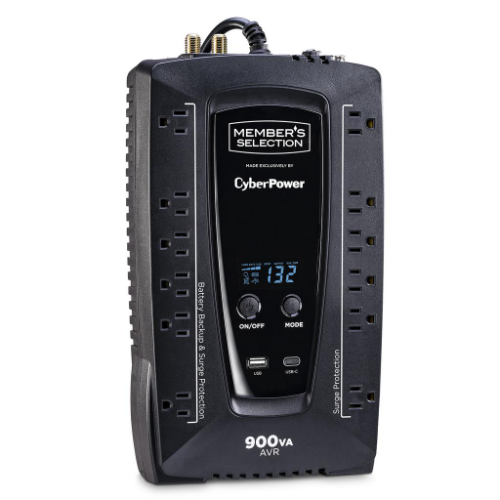 MS UPS con Protección Contra Sobretensiones 900VA / 500W